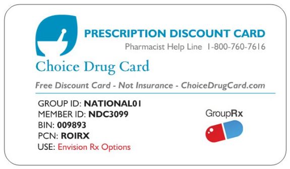 FREE Discount Drug Card | Prescription Assistance Program | Choice Drug ...